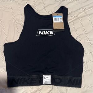 Nike Pro Black Crop Top